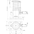 Buffer Oil Oil Aultator thyssenkrupp ≤2.0m/s